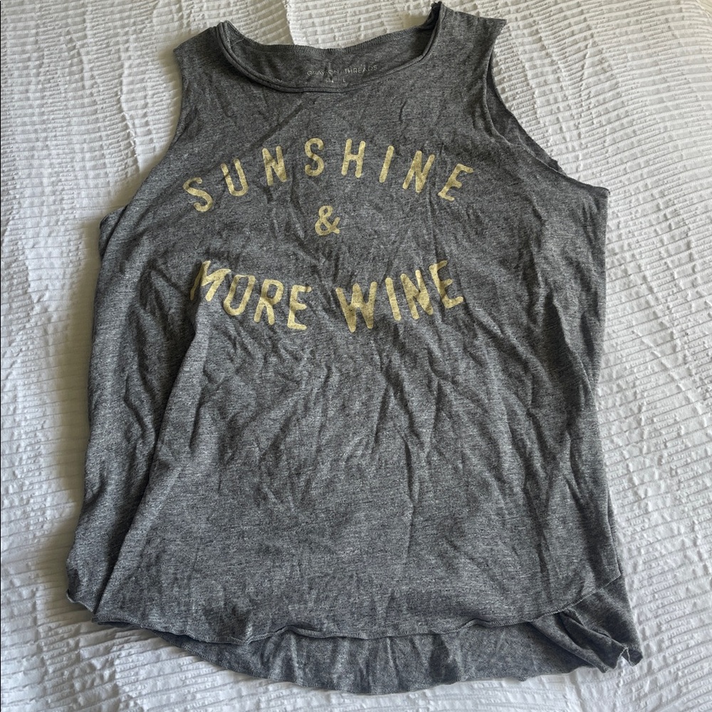 Grayson Threads Gray Tank Top